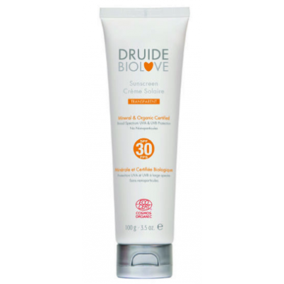Crème Solaire Adulte SPF-30 Druide 100g